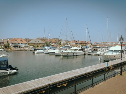 Water views from Eastbourne short term rentals